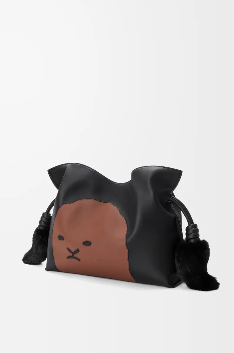 中号牛皮革 Lion Intarsio Flamenco 手拿包