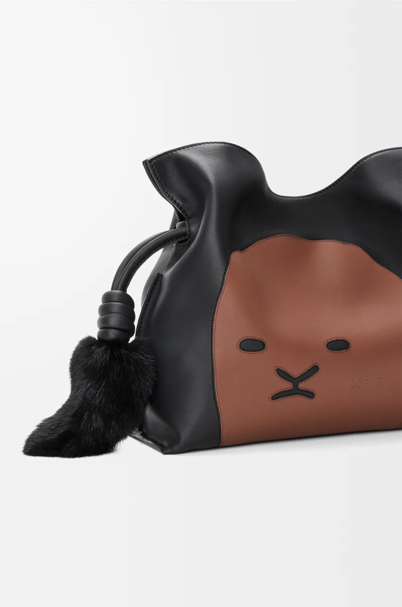 中号牛皮革 Lion Intarsio Flamenco 手拿包