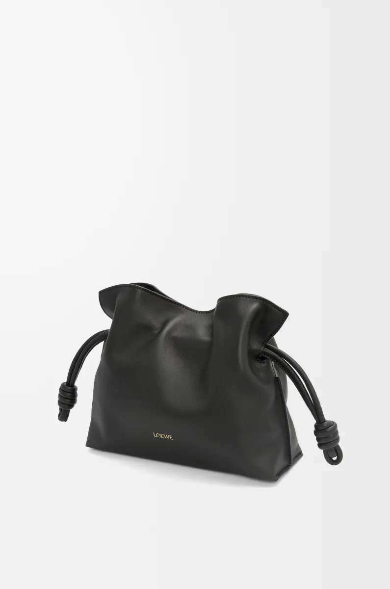 迷你纳帕牛皮革 Flamenco 手拿包