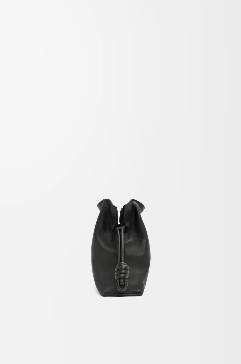 迷你纳帕牛皮革 Flamenco 手拿包