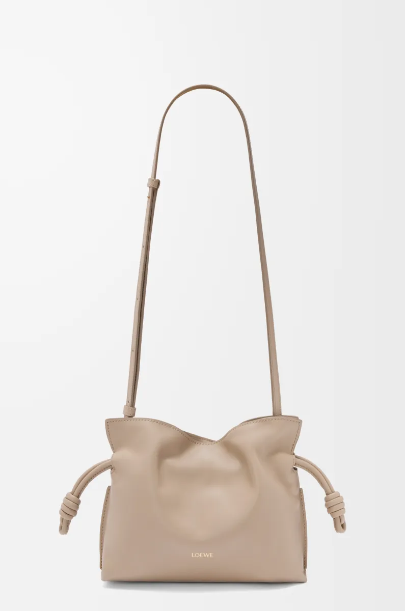 迷你纳帕牛皮革 Flamenco 手拿包