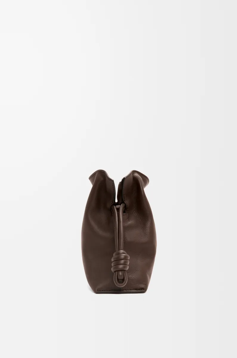 迷你纳帕牛皮革 Flamenco 手拿包