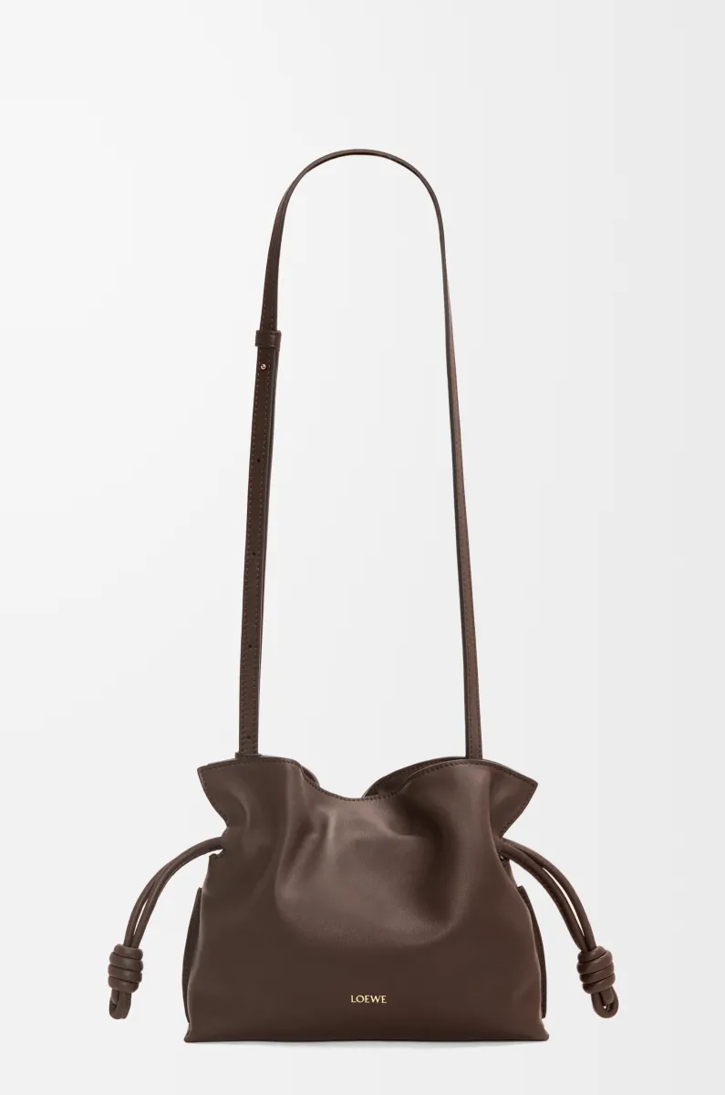 迷你纳帕牛皮革 Flamenco 手拿包