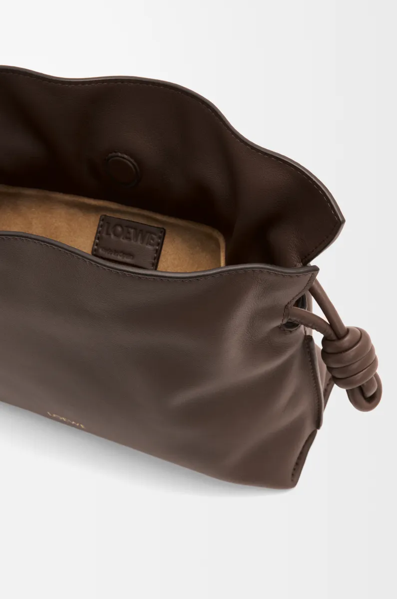 迷你纳帕牛皮革 Flamenco 手拿包