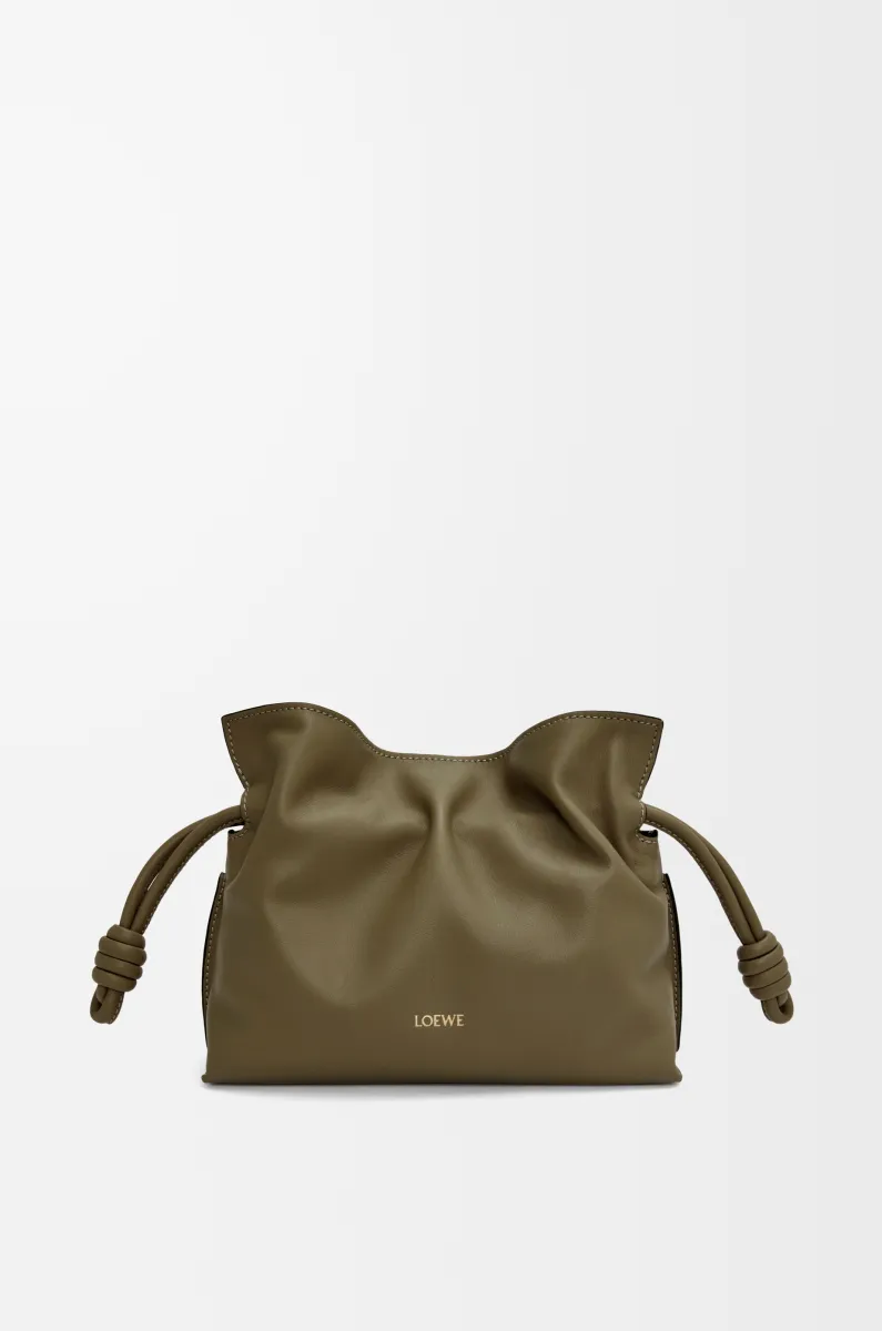 迷你纳帕牛皮革 Flamenco 手拿包