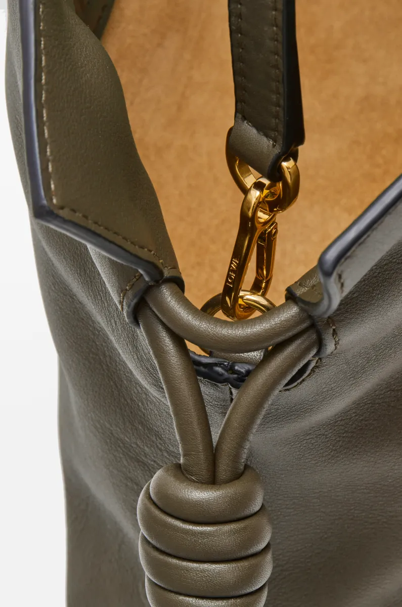 迷你纳帕牛皮革 Flamenco 手拿包