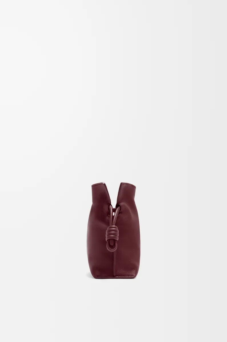 迷你纳帕牛皮革 Flamenco 手拿包