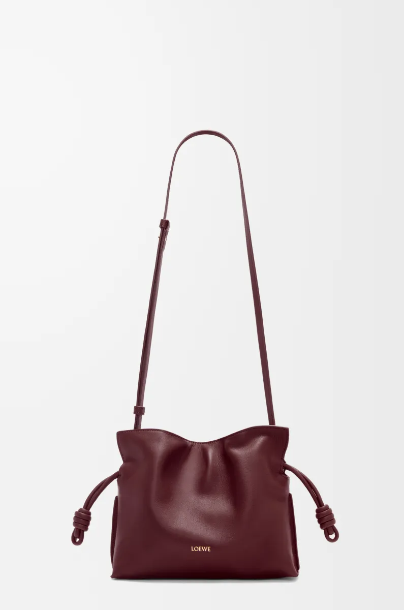 迷你纳帕牛皮革 Flamenco 手拿包