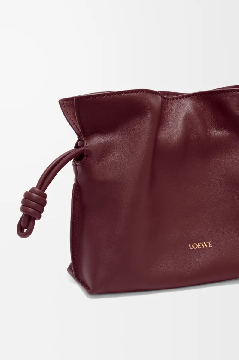 迷你纳帕牛皮革 Flamenco 手拿包