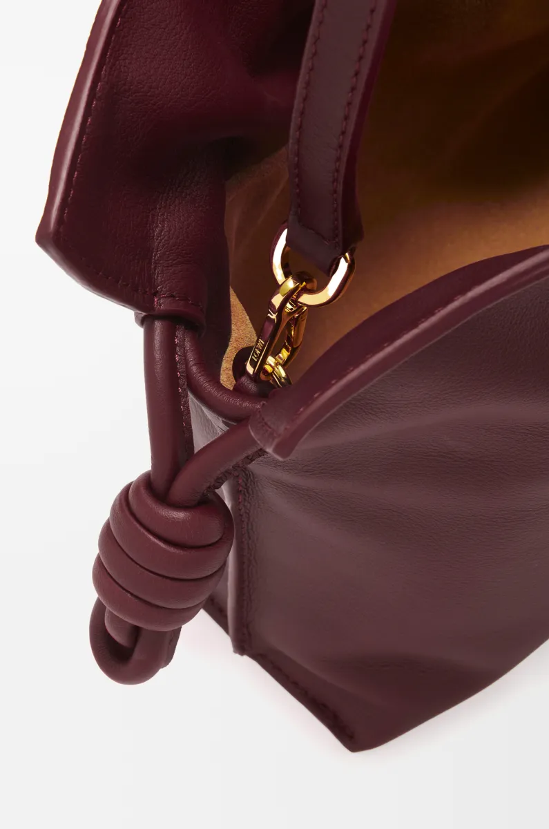 迷你纳帕牛皮革 Flamenco 手拿包