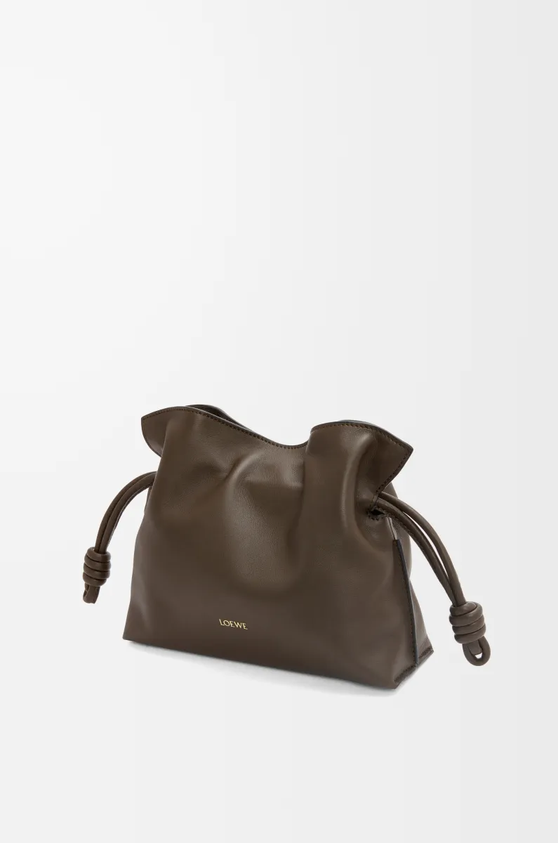 迷你纳帕牛皮革 Flamenco 手拿包