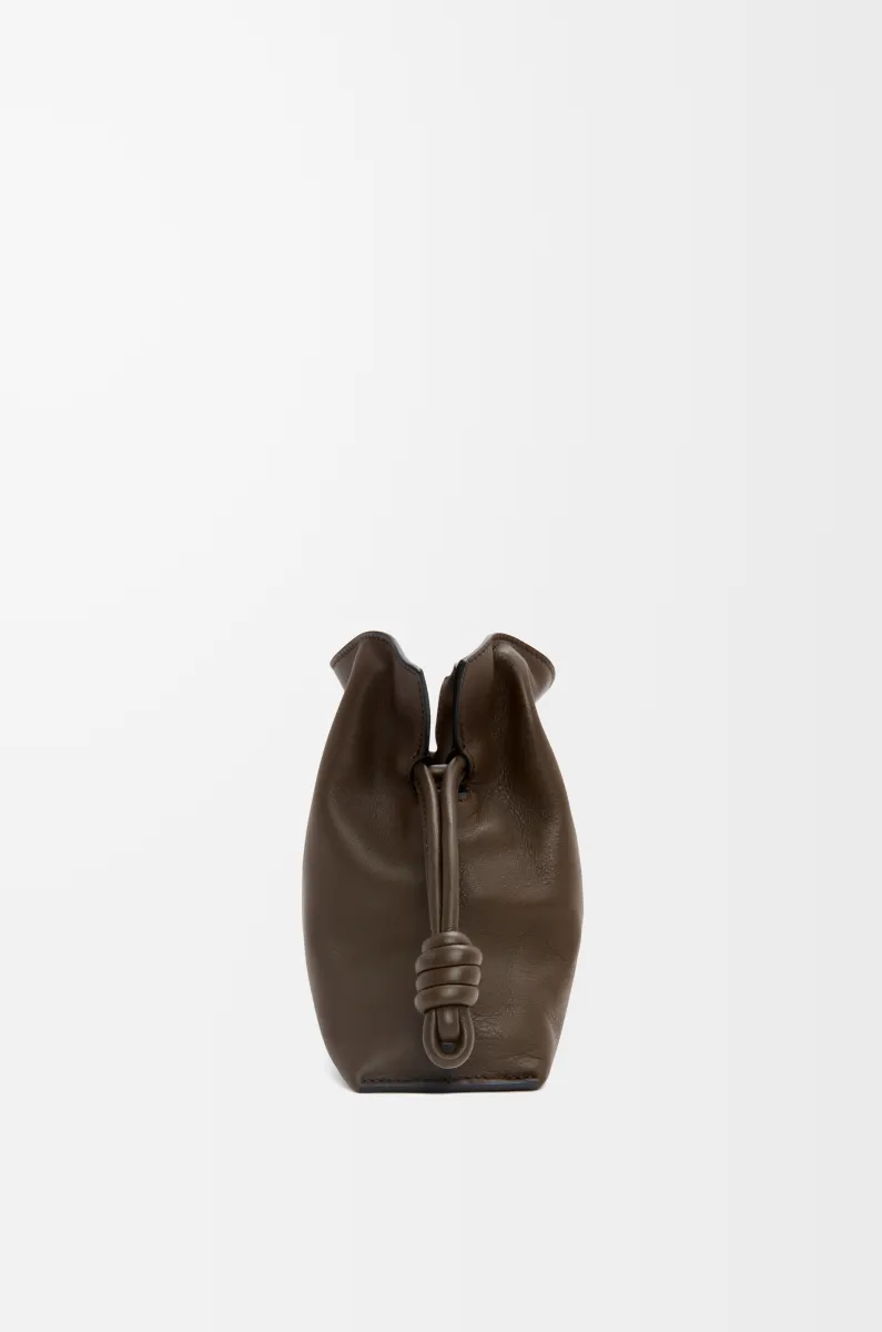 迷你纳帕牛皮革 Flamenco 手拿包