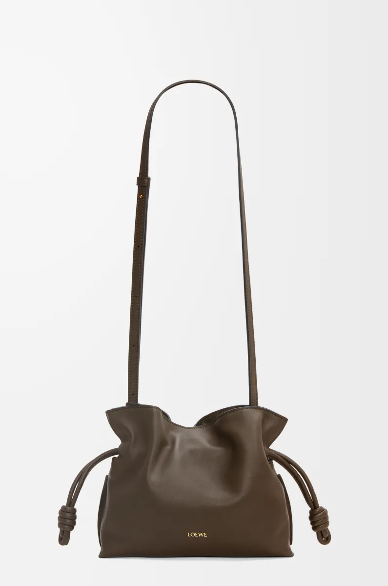 迷你纳帕牛皮革 Flamenco 手拿包