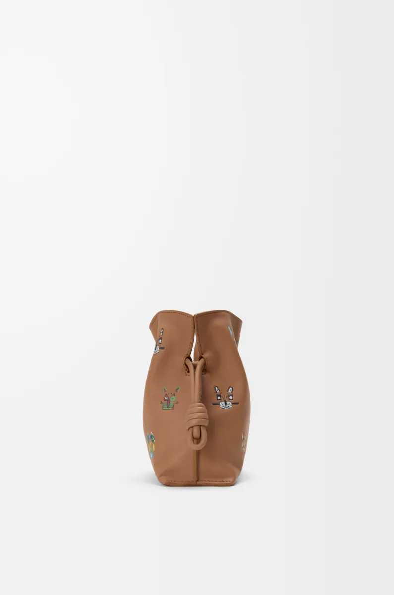 迷你纳帕牛皮革 Cats Flamenco 手拿包