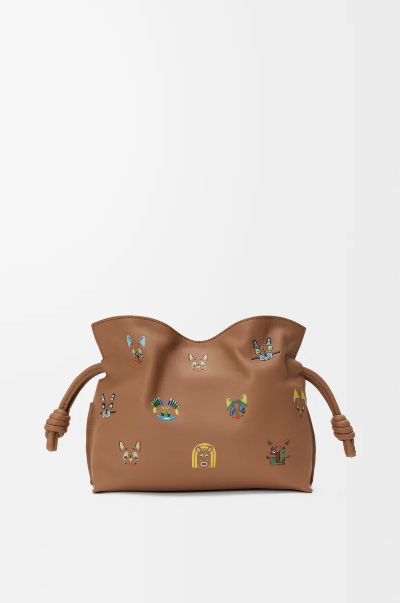 迷你纳帕牛皮革 Cats Flamenco 手拿包