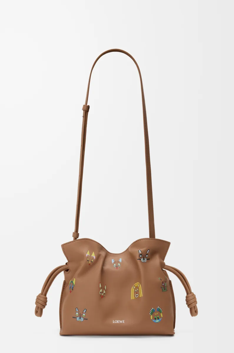 迷你纳帕牛皮革 Cats Flamenco 手拿包