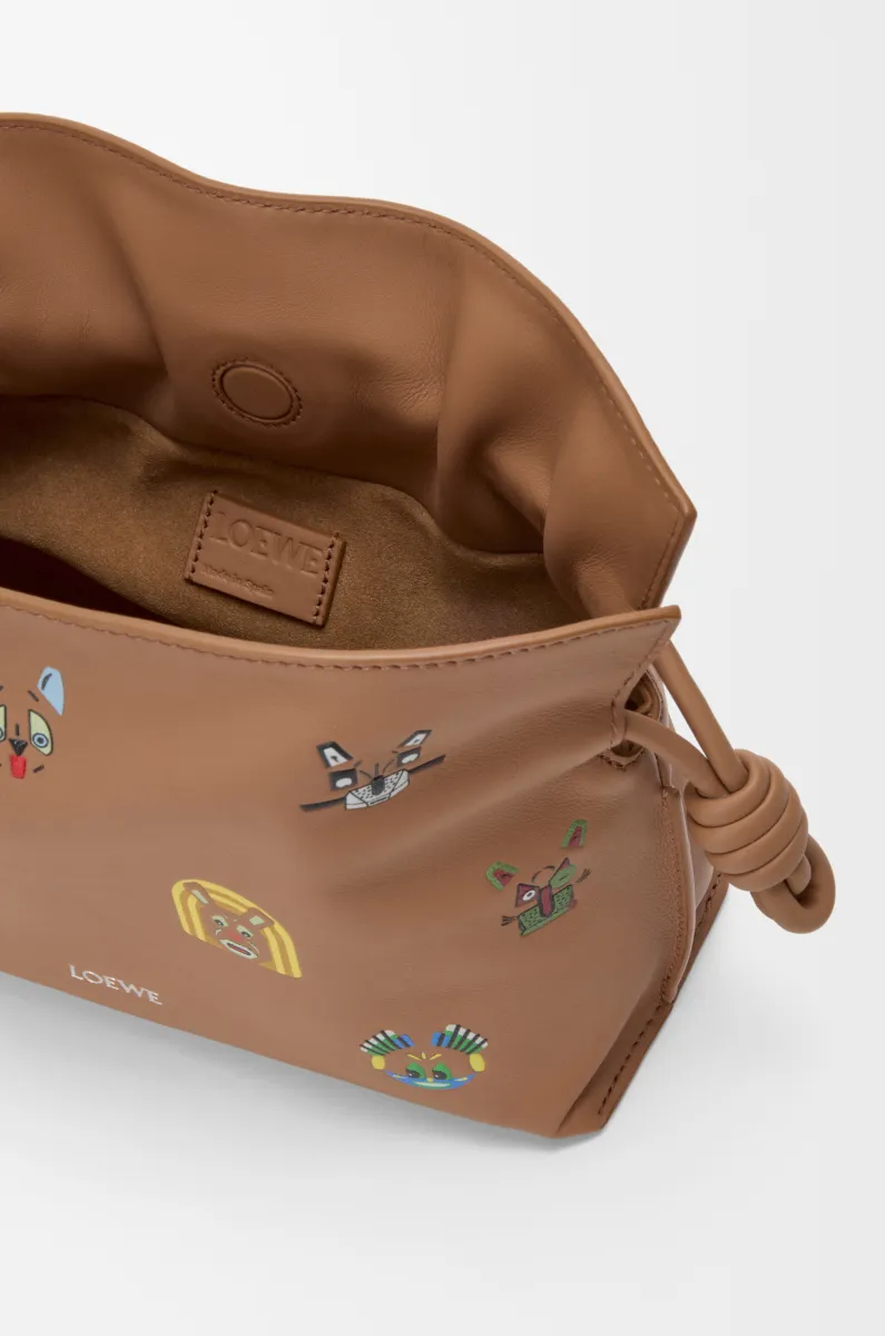 迷你纳帕牛皮革 Cats Flamenco 手拿包