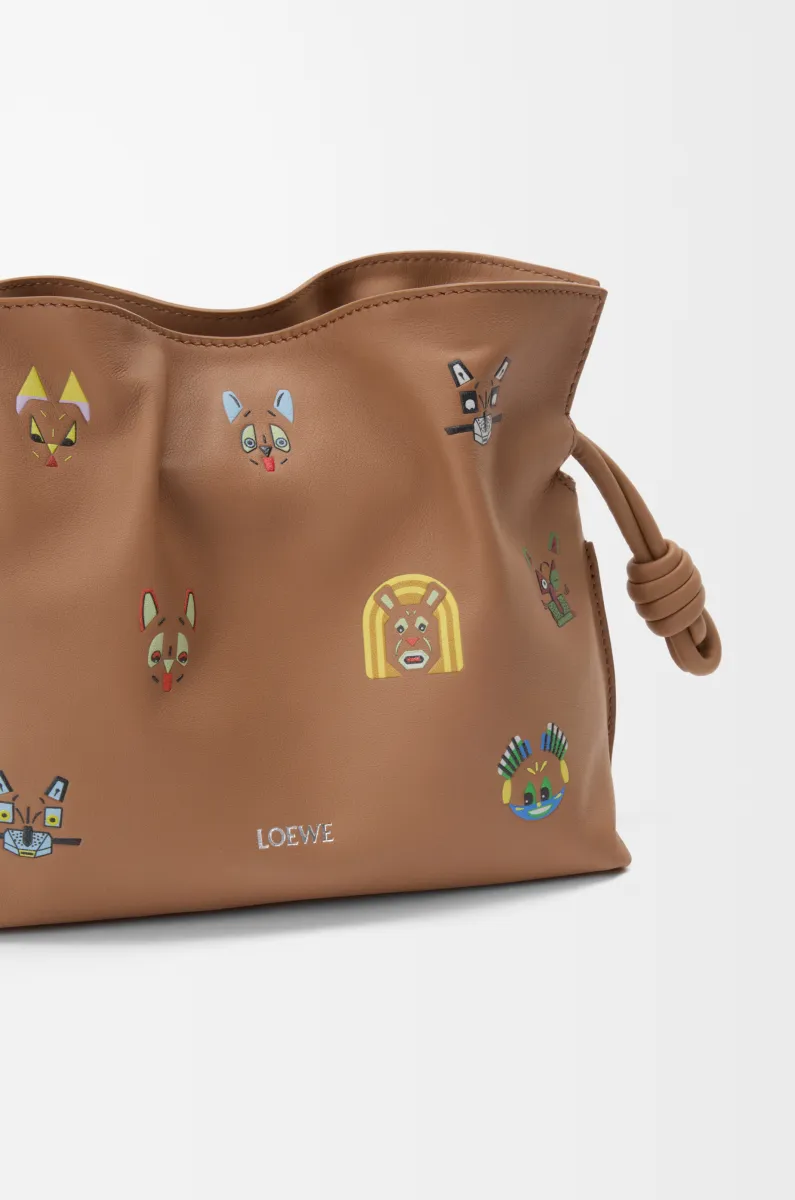 迷你纳帕牛皮革 Cats Flamenco 手拿包