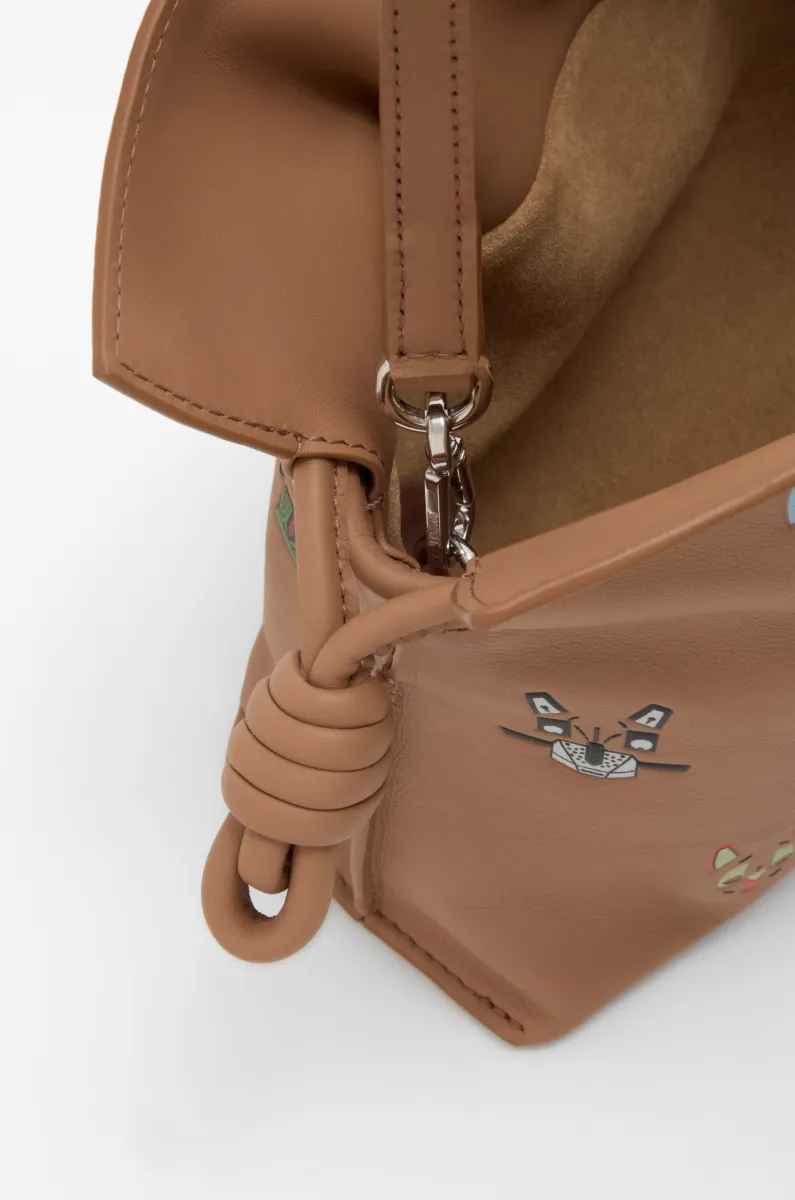 迷你纳帕牛皮革 Cats Flamenco 手拿包