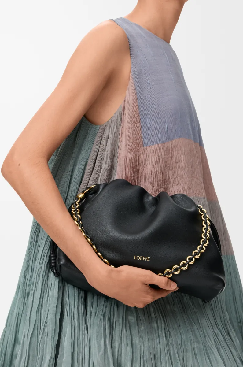 中号柔软纳帕羊皮革 Flamenco Purse 手袋