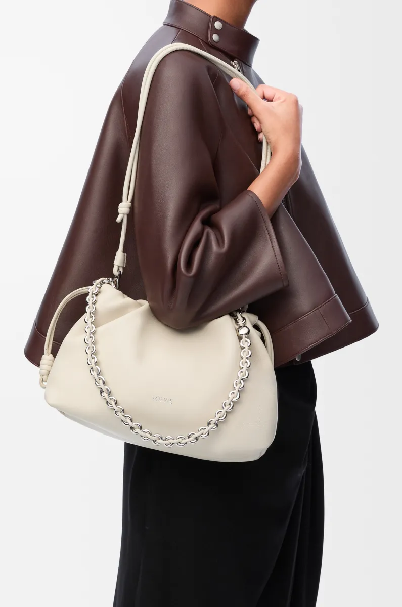 中号柔软纳帕羊皮革 Flamenco Purse 手袋