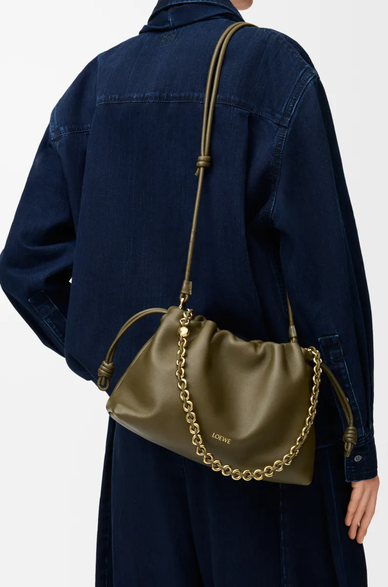 中号柔软纳帕羊皮革 Flamenco Purse 手袋