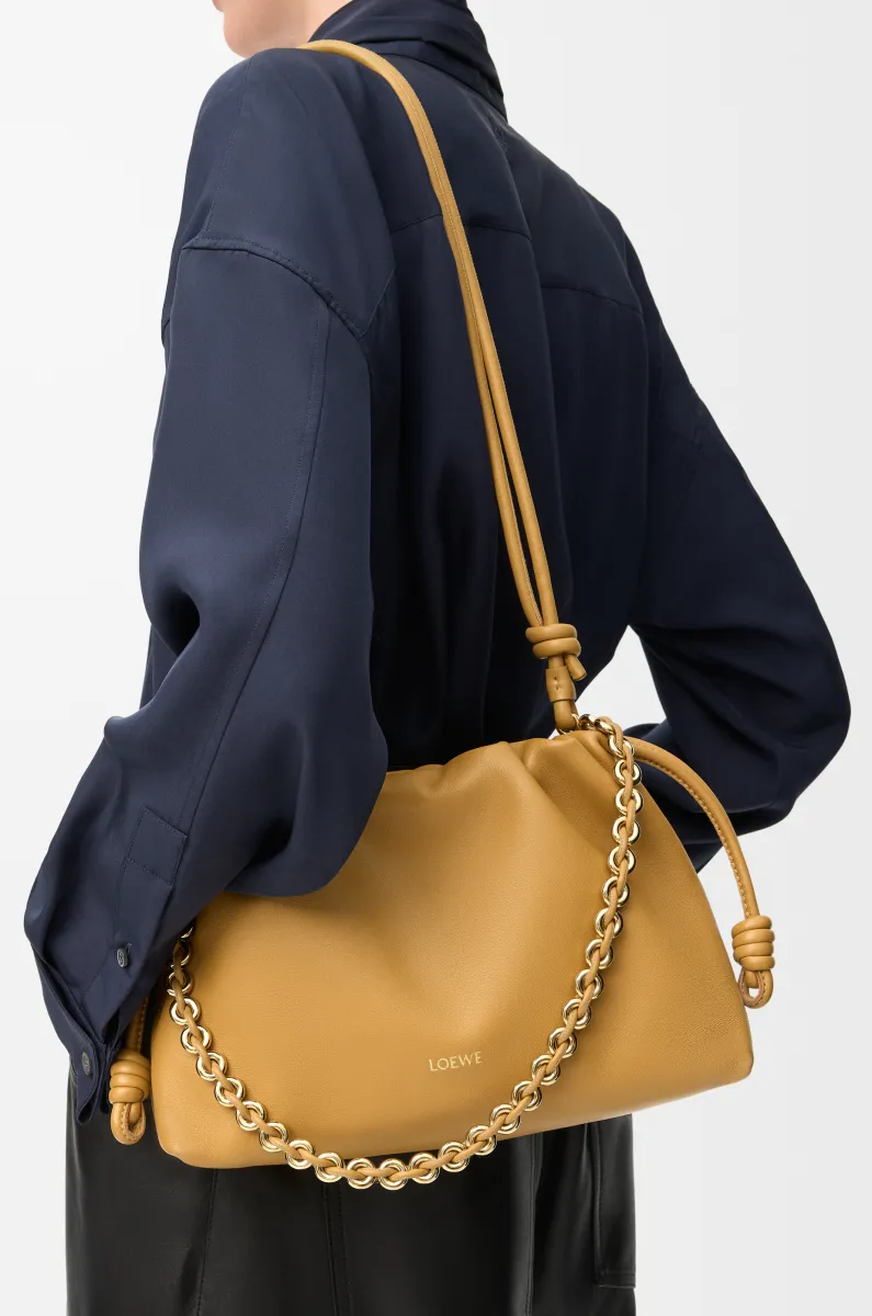 中号柔软纳帕羊皮革 Flamenco Purse 手袋