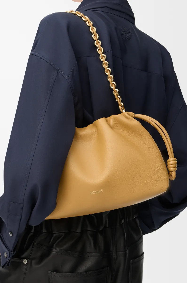 中号柔软纳帕羊皮革 Flamenco Purse 手袋