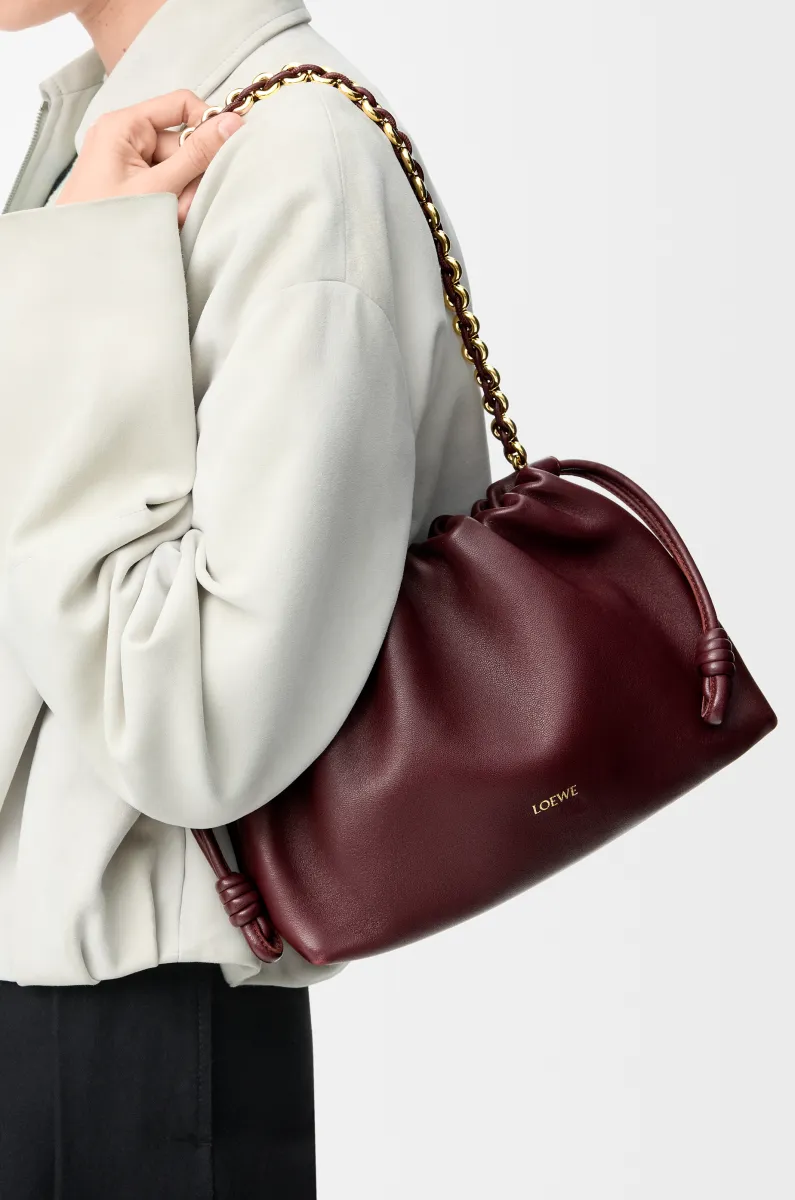 中号柔软纳帕羊皮革 Flamenco Purse 手袋