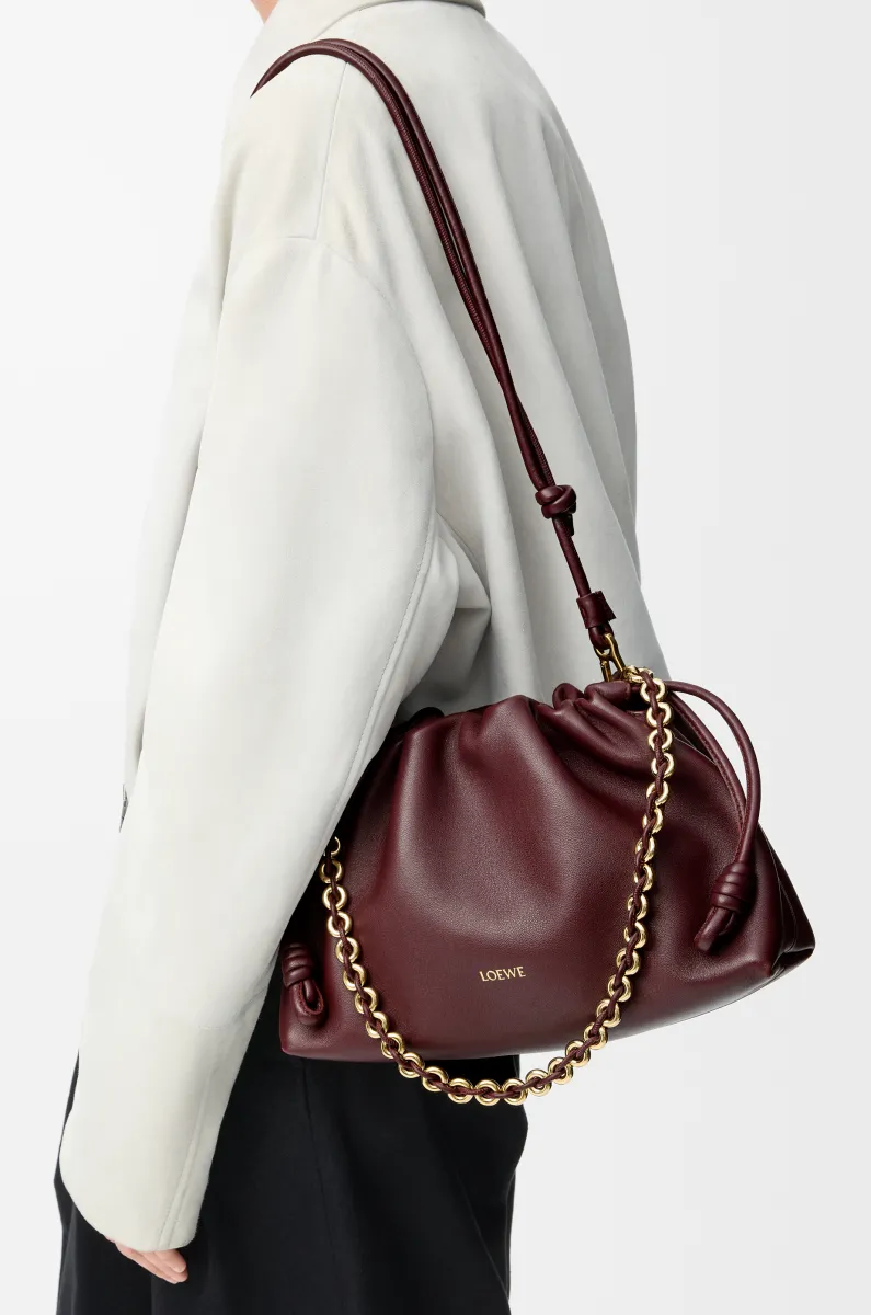 中号柔软纳帕羊皮革 Flamenco Purse 手袋