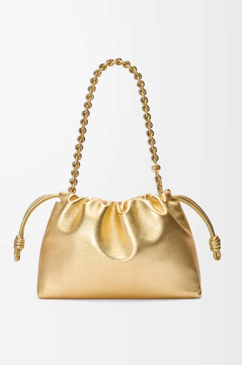 中号层压羊皮革 Flamenco Purse 手拿包