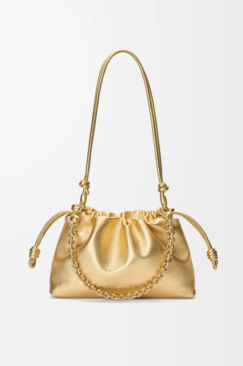 中号层压羊皮革 Flamenco Purse 手拿包