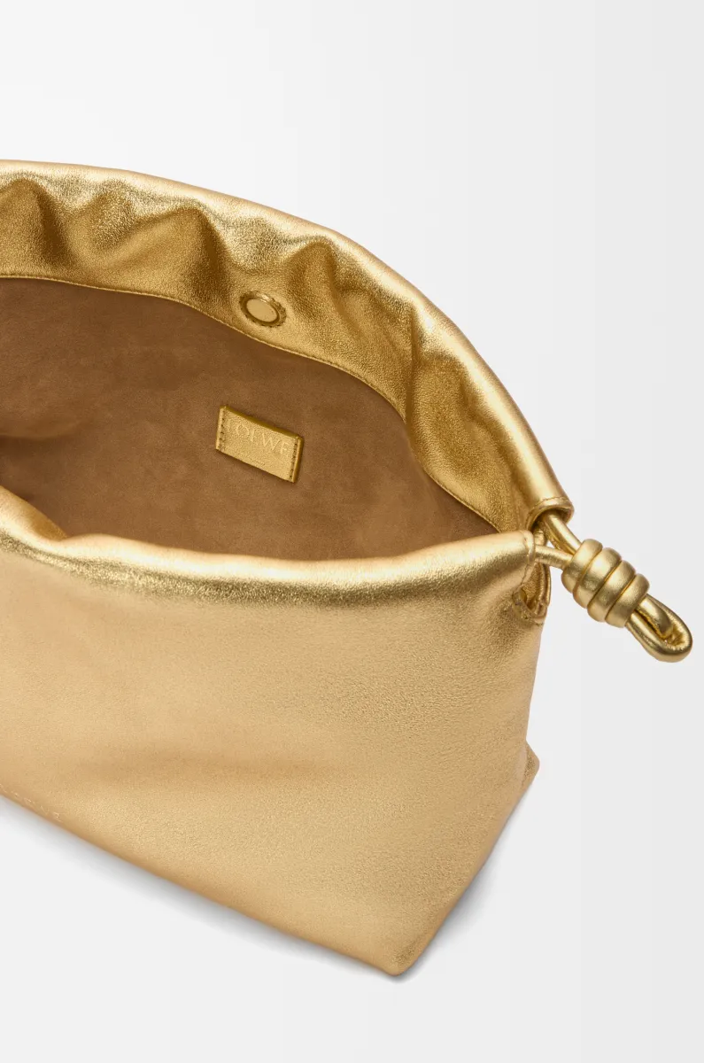 中号层压羊皮革 Flamenco Purse 手拿包