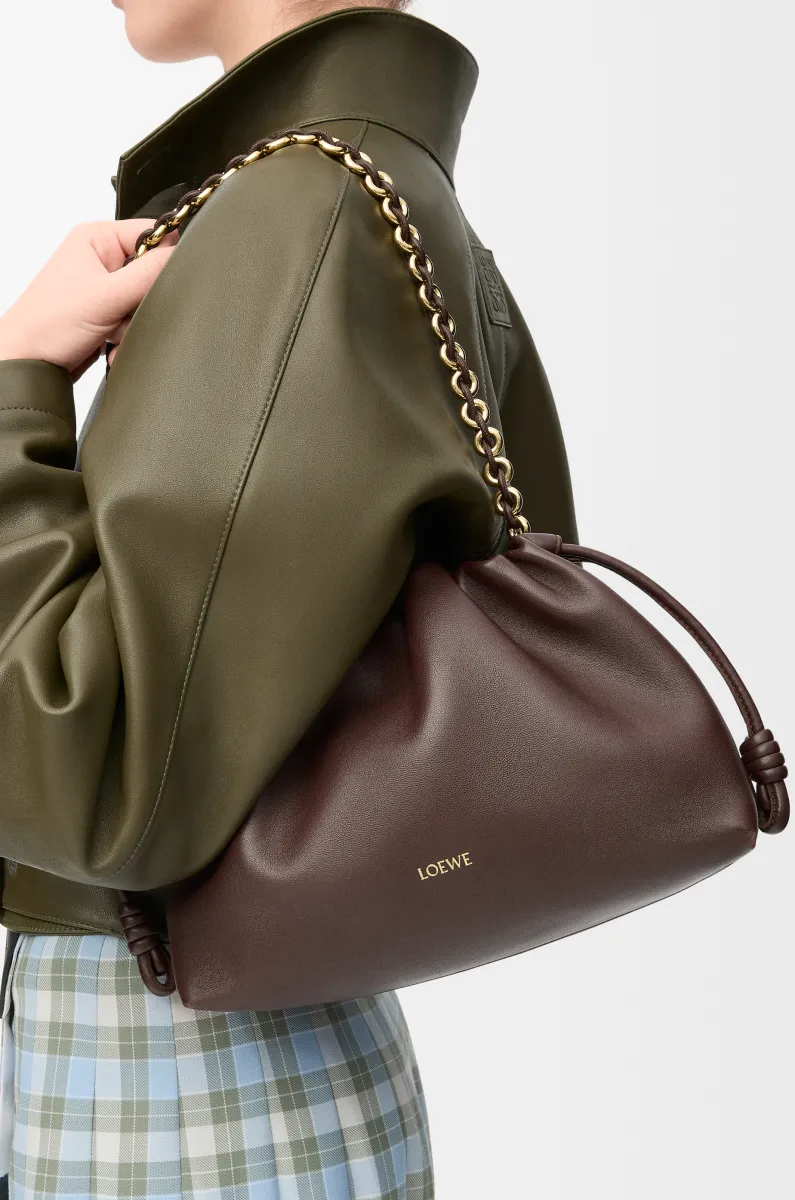 中号柔软纳帕羊皮革 Flamenco Purse 手袋