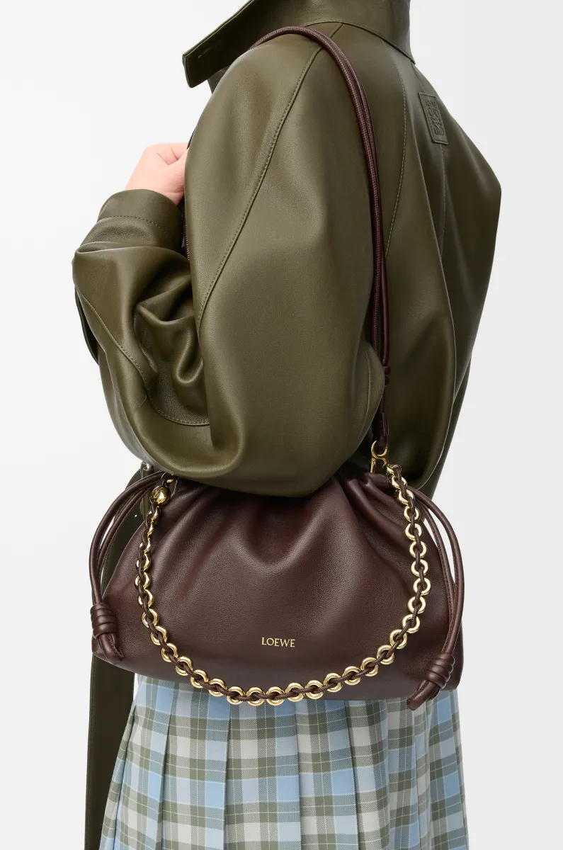 中号柔软纳帕羊皮革 Flamenco Purse 手袋