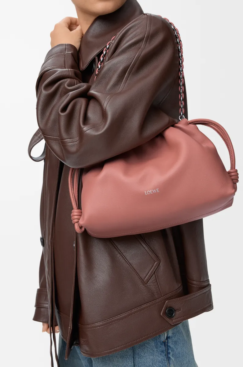 中号柔软纳帕羊皮革 Flamenco Purse 手袋