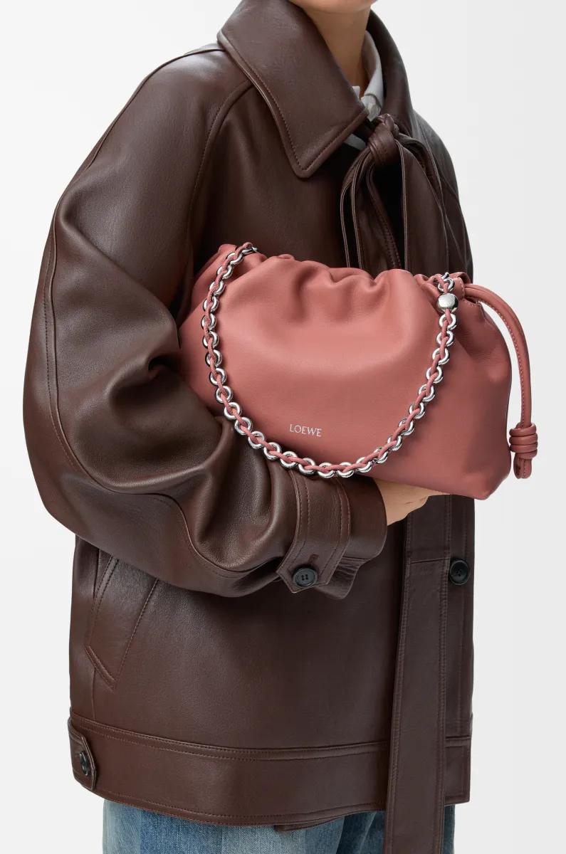 中号柔软纳帕羊皮革 Flamenco Purse 手袋