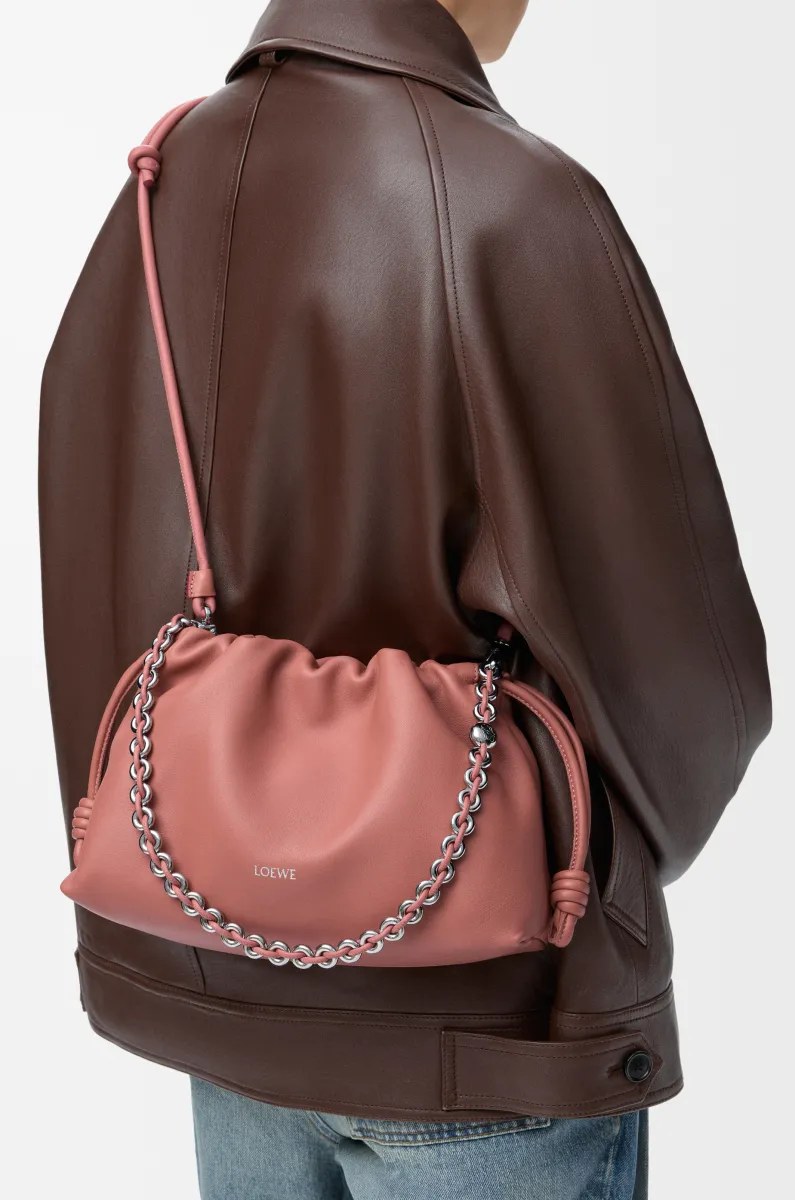 中号柔软纳帕羊皮革 Flamenco Purse 手袋