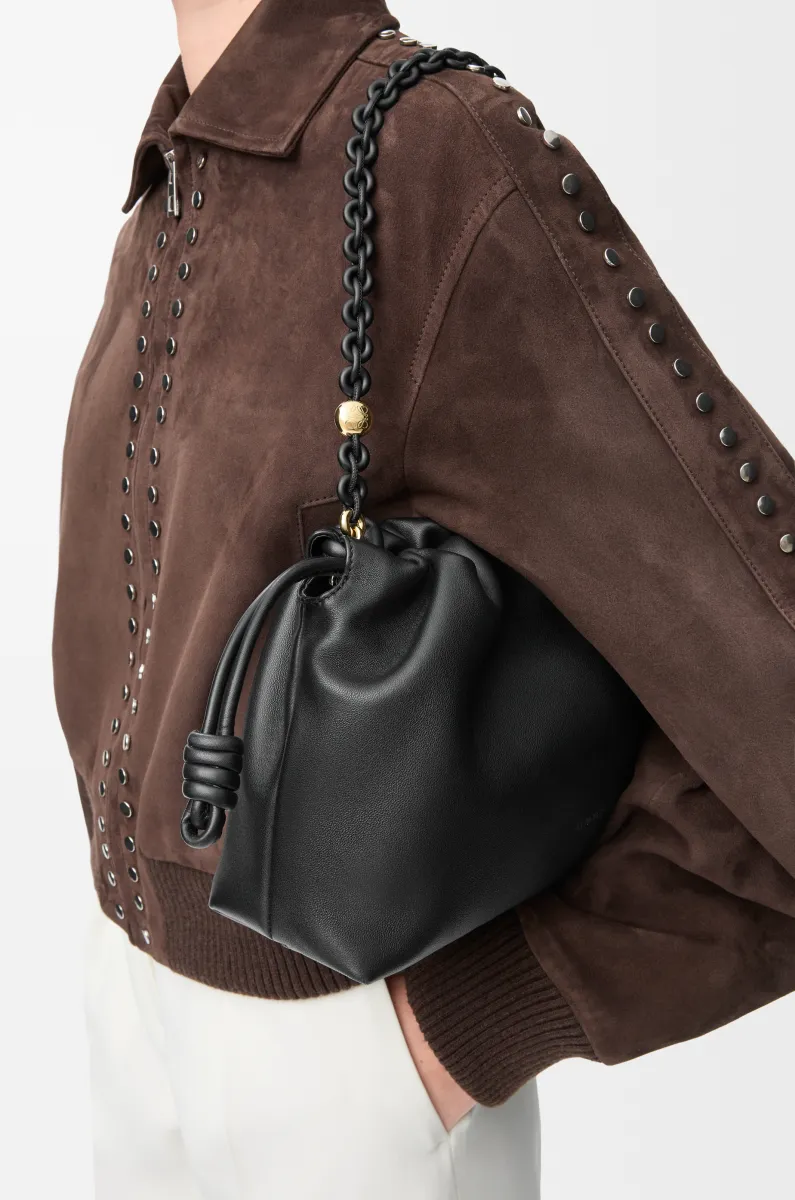 中号柔软纳帕羊皮革 Flamenco Purse 手拿包