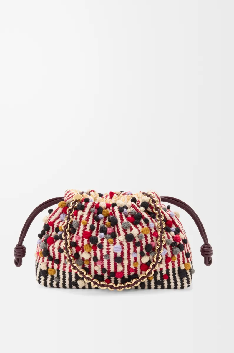 中号刺绣织物 Flamenco Purse 手拿包