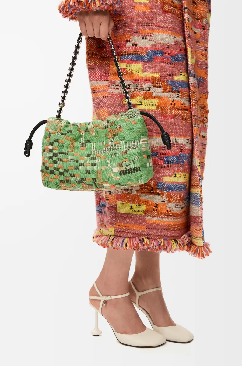 中号刺绣织物 Flamenco Purse 手拿包