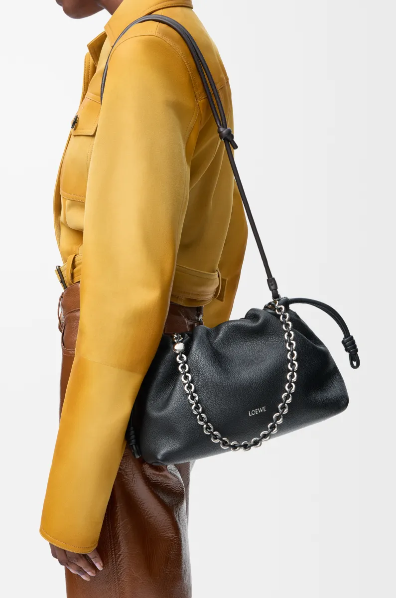 中号粒面牛皮革 Flamenco Purse 手拿包