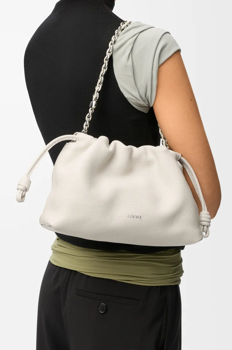 中号粒面牛皮革 Flamenco Purse 手拿包