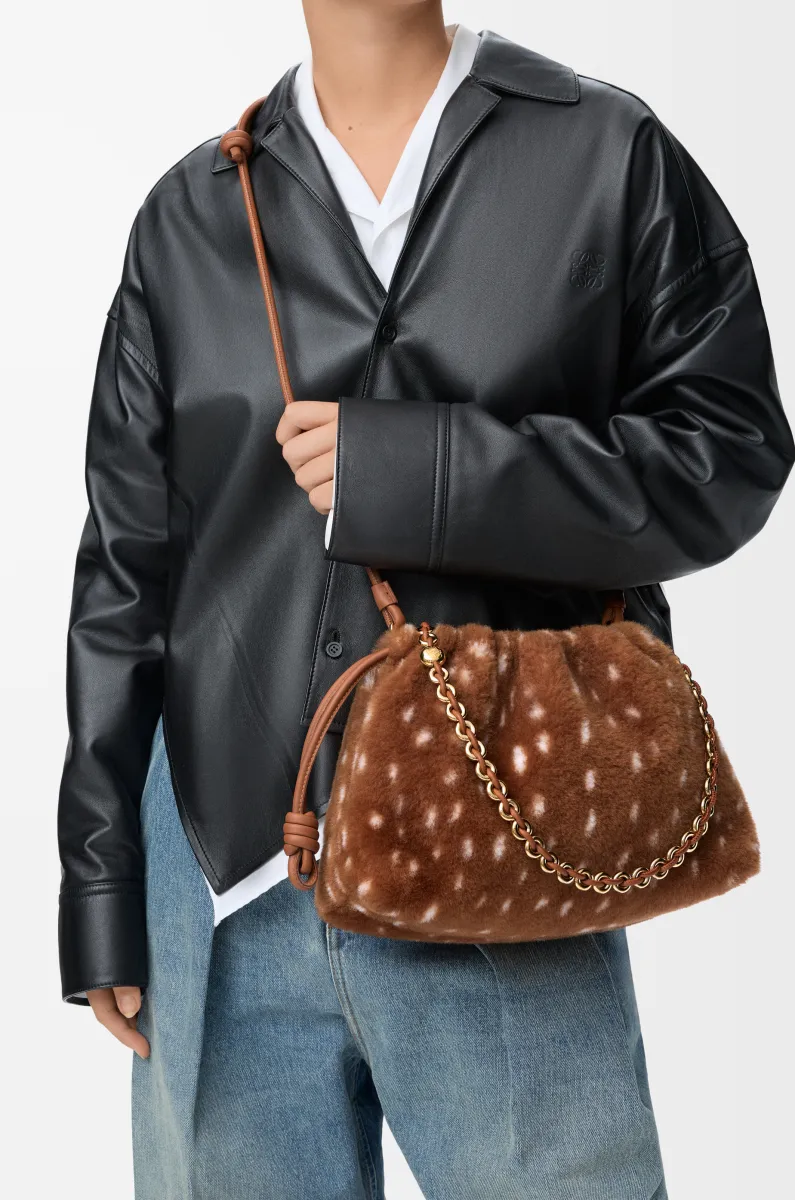 中号印花剪羊毛 Flamenco Purse 手拿包