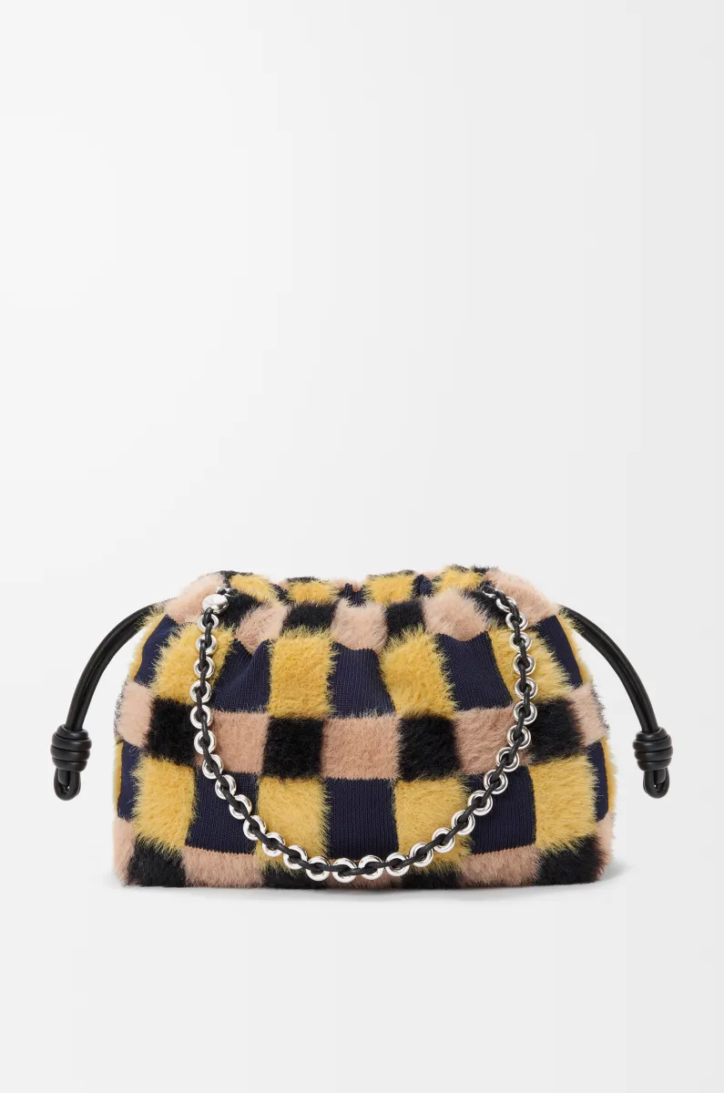 中号提花针织 Flamenco Purse 手拿包