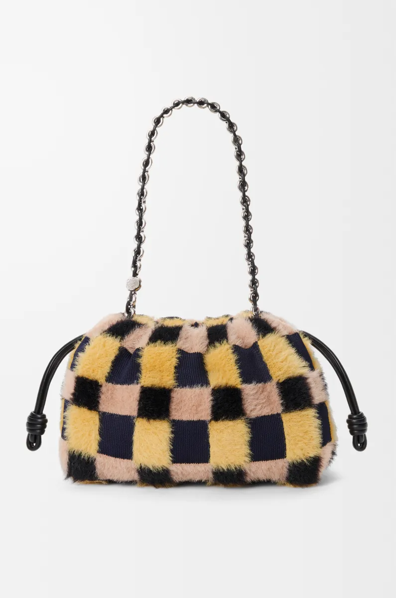 中号提花针织 Flamenco Purse 手拿包