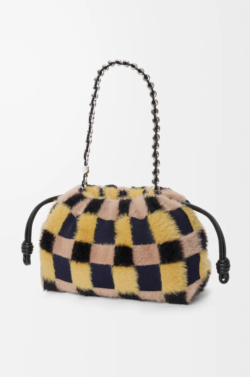 中号提花针织 Flamenco Purse 手拿包