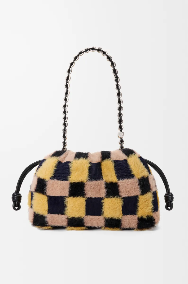 中号提花针织 Flamenco Purse 手拿包