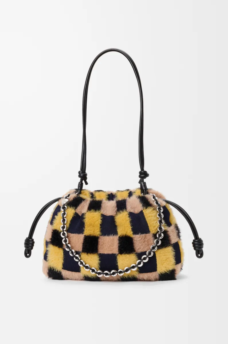 中号提花针织 Flamenco Purse 手拿包