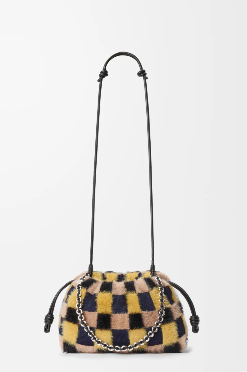 中号提花针织 Flamenco Purse 手拿包